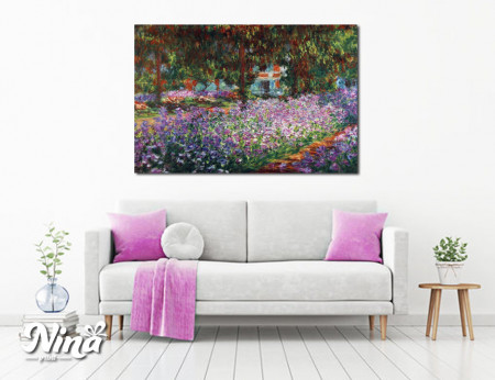 Claude Monet Irises In Monet's Garden RP047