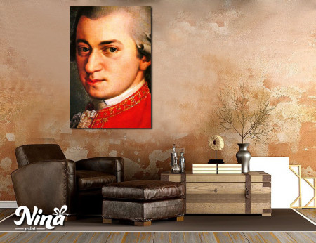 Slika na platnu Wolfgang Amadeus Mozart PL036