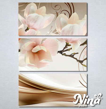 Slike na platnu Magnolija apstrakcija Nina335_3 - Img 2