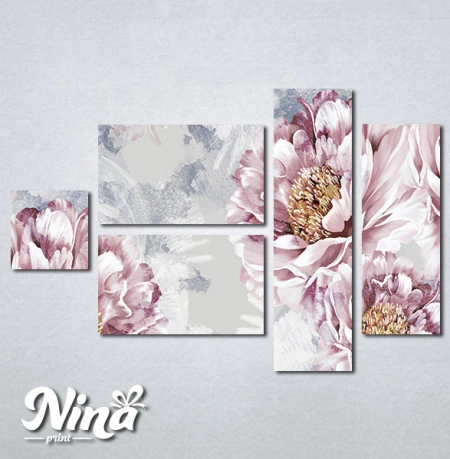Slike na platnu Pastelne boje cvece Nina373_5 - Img 3