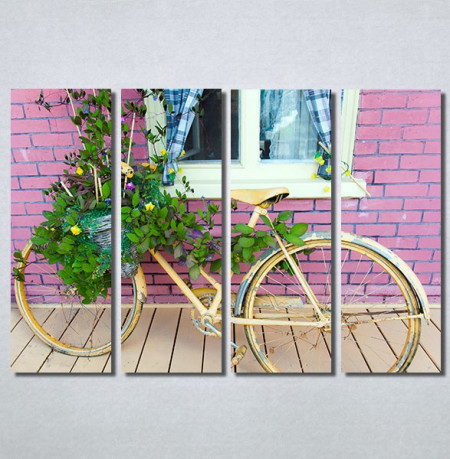 Slike na platnu Bicikl sa cvecem Nina30214_4