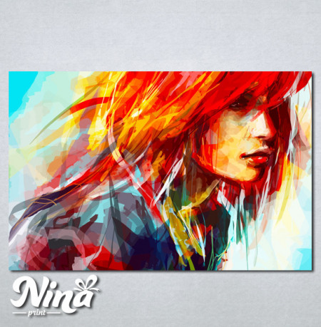 Slike na platnu Devojka boje art Nina253_P