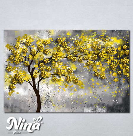 Slike na platnu Drvo žuto lišće Nina295_P