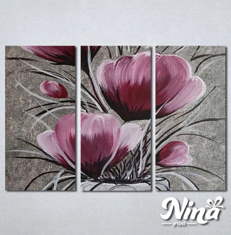 Slike na platnu Roze siva kombinacija Nina366_3 - Img 2