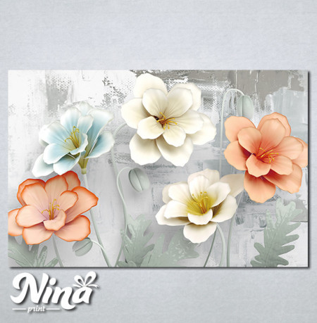 Slike na platnu Cvetovi u boji Nina403_P