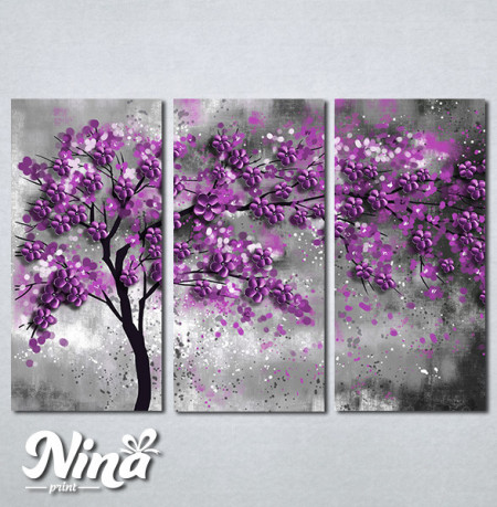 Slike na platnu Drvo ljubicasto lišće Nina297_3