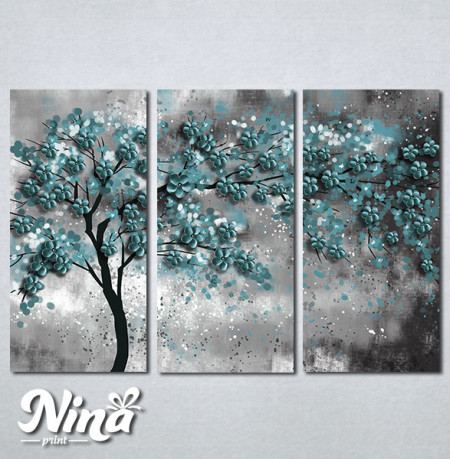 Slike na platnu Drvo tirkizno lišće Nina298_3