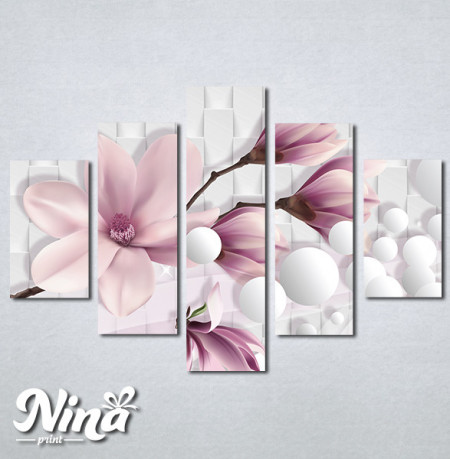 Slike na platnu Nezno roze magnolija Nina318_5