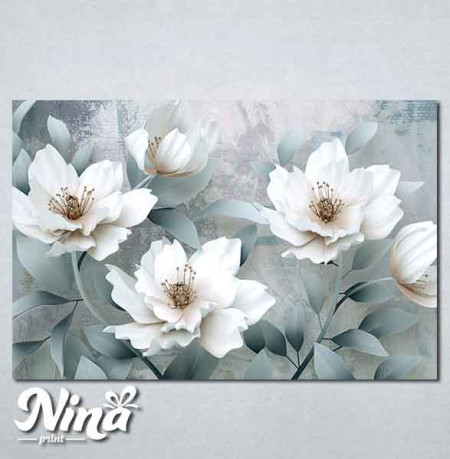 Slike na platnu Beli cvet Nina262_P