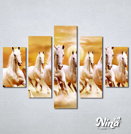 Slike na platnu Beli konji Nina432_5