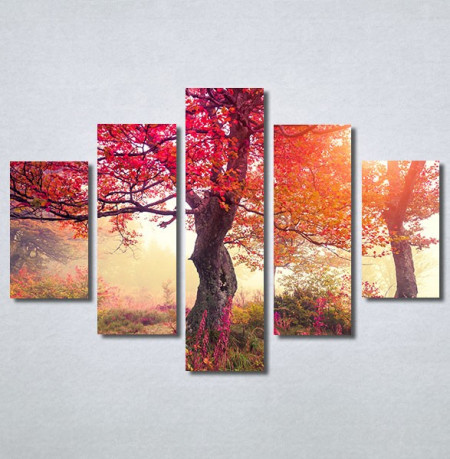 Slike na platnu Crveno drvo u jesen Nina30370_5