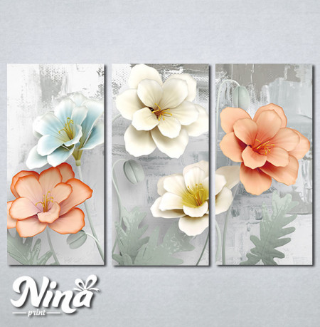 Slike na platnu Cvetovi u boji Nina403_3