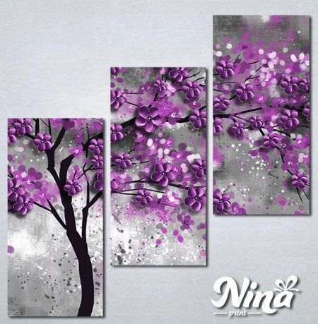 Slike na platnu Drvo ljubicasto lišće Nina297_3 - Img 2