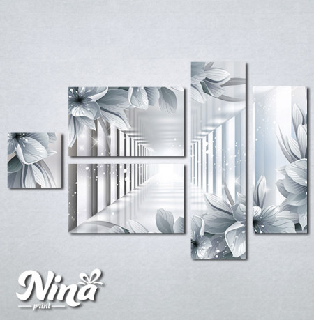 Slike na platnu 3d cvece Nina324_5 - Img 3