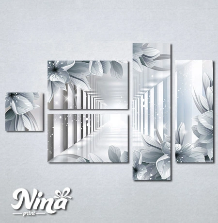 Slike na platnu 3d cvece Nina324_5 - Img 3
