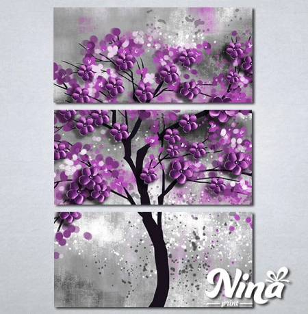 Slike na platnu Drvo ljubicasto lišće Nina297_3 - Img 3