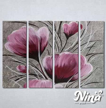 Slike na platnu Roze siva kombinacija Nina366_4 - Img 2