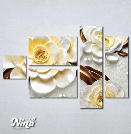 Slike na platnu 3d Velike ruze Nina438_5 - Img 2