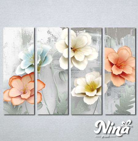 Slike na platnu Cvetovi u boji Nina403_4