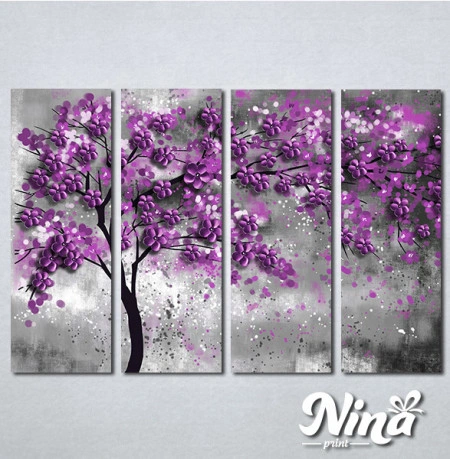 Slike na platnu Drvo ljubiičasto lišće Nina297_4 - Img 2