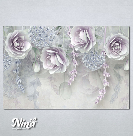 Slike na platnu Lila ukrasne ruze Nina462_P