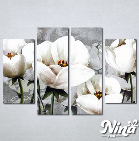 Slike na platnu Nezno beli cvet Nina347_4