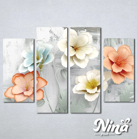 Slike na platnu Cvetovi u boji Nina403_4 - Img 2