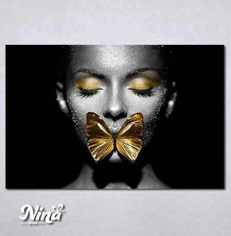 Slike na platnu Devojka i leptir Nina440_P