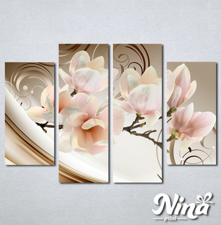 Slike na platnu Magnolija apstrakcija Nina335_4 - Img 3