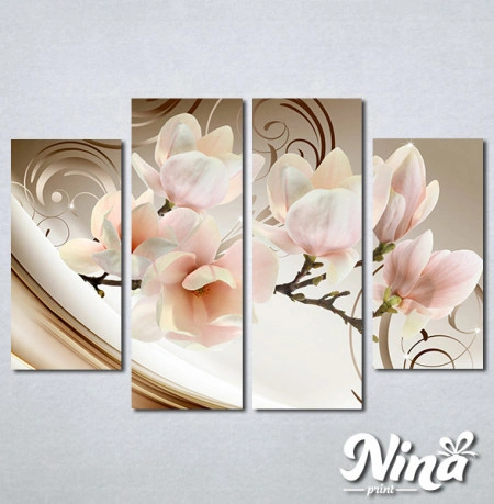 Slike na platnu Magnolija apstrakcija Nina335_4 - Img 3