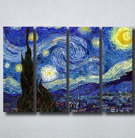 Slike na platnu Starry Night Vincent Van Gogh Nina149_4