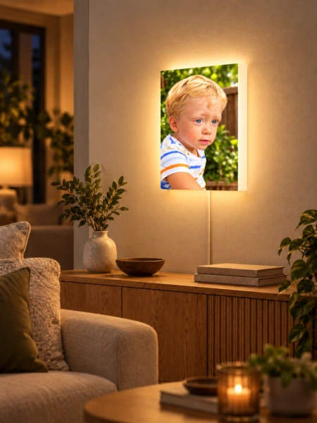 Svetleća led foto lampa