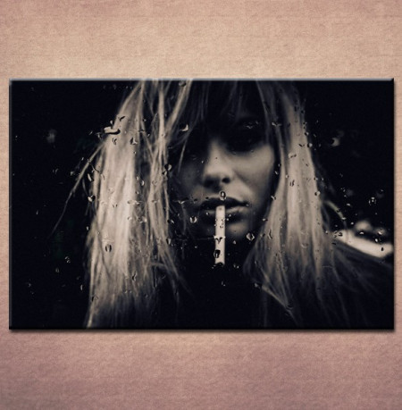 Slika na platnu Devojka sa cigaretom Nina3029_P