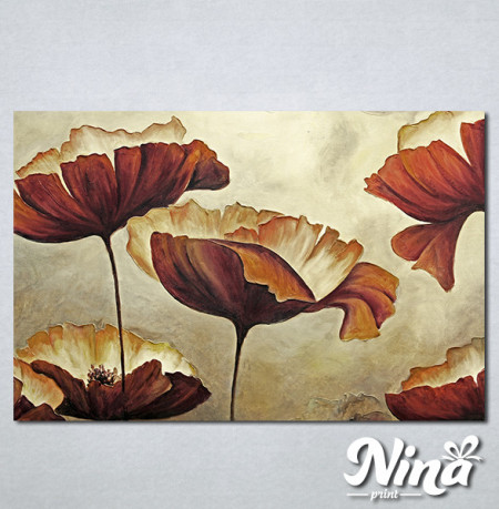Slike na platnu Braon cvet Nina303_P