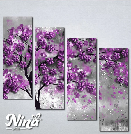 Slike na platnu Drvo ljubiičasto lišće Nina297_4 - Img 3