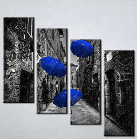 Slike na platnu Plavi kisobran Nina212_4 - Img 2