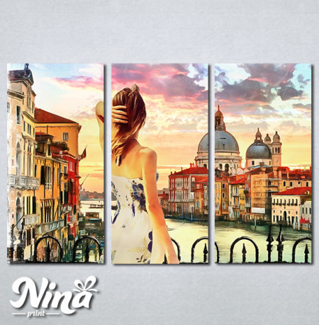 Slike na platnu Venecija kanal Grande Nina317_3