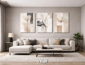 Mir u tonovima DIGITAL ART slike na platnu ms270
