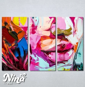 Slike na platnu Art slika Usne Nina409_3