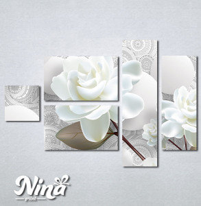 Slike na platnu Bež ruža Nina275_5 - Img 2