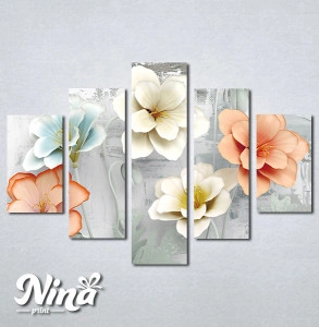 Slike na platnu Cvetovi u boji Nina403_5