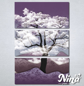 Slike na platnu Drvo i ptice Nina325_3 - Img 3