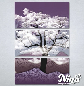 Slike na platnu Drvo i ptice Nina325_3 - Img 3