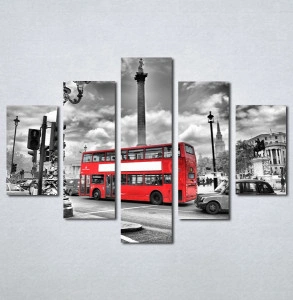 Slike na platnu London crveni autobus Nina136_5