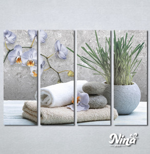 Slike na platnu Spa ljubicasta orhideja Nina459_4