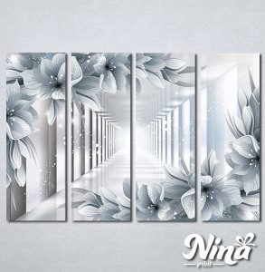 Slike na platnu 3d cvece Nina324_4 - Img 2