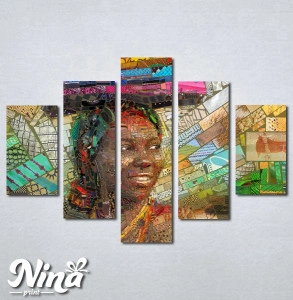 Slike na platnu Afrikanka Nina232_5