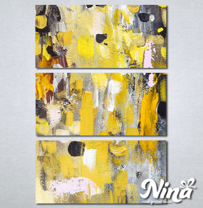 Slike na platnu Apstrakcija žuto Nina306_3 - Img 3
