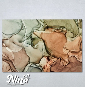 Slike na platnu Apstraktno braon slika Nina356_P