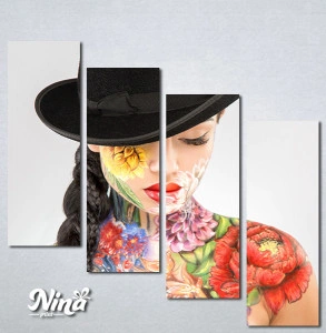 Slike na platnu Body art Nina443_4 - Img 3